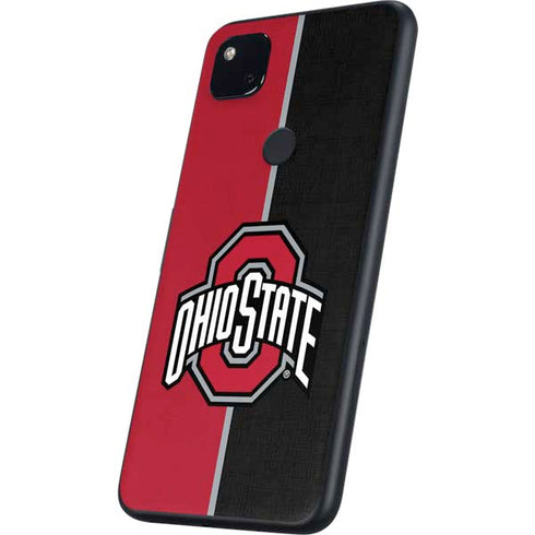 Ohio State University OSU Buckeyes Split Google Pixel 4a Skin